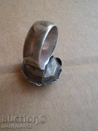 Renaissance silver ring with enamel, silver, jewelry, jewel - 5 Renaissance silver ring with enamel, silver, jewelry, jewel - 5