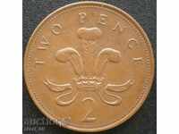 Marea Britanie - doi dinari 2001.