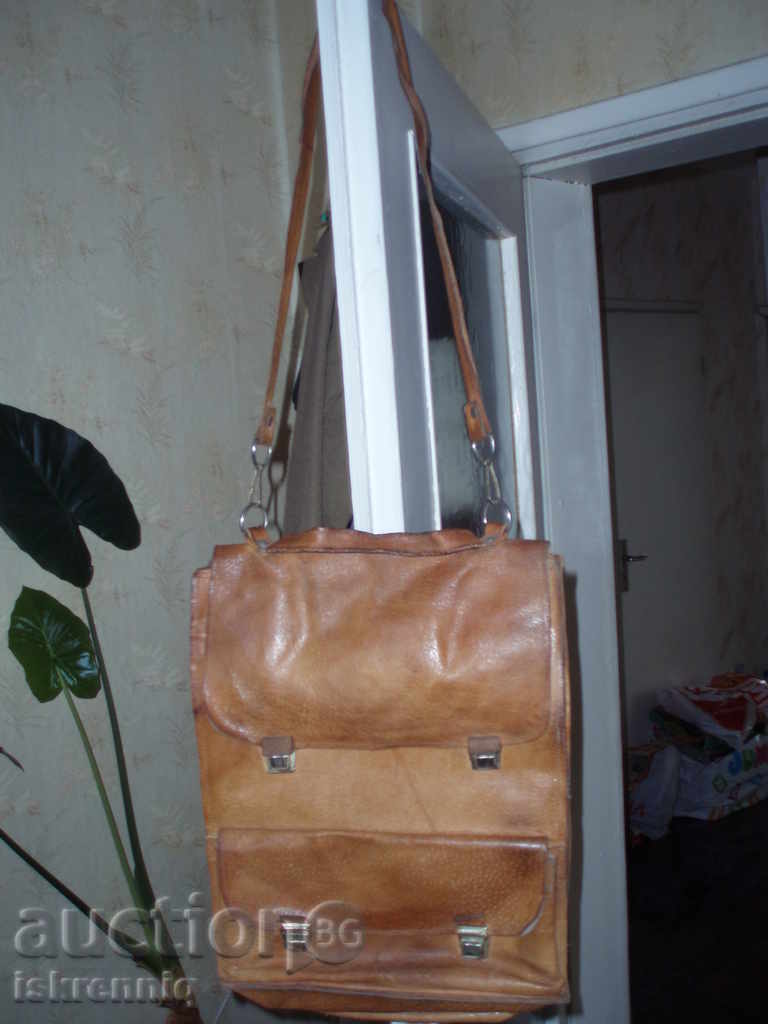 Old Leather Large Bag