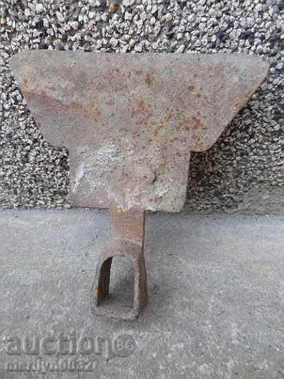 Old pick, agricultural instrument, chapel, wrought iron with price 48.00 BGN | € 24.54 Old pick, agricultural instrument, chapel, wrought iron with price 48.00 BGN | € 24.54