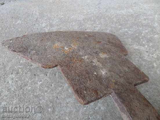 Old pick, agricultural instrument, chapel, wrought iron - 5 Old pick, agricultural instrument, chapel, wrought iron - 5