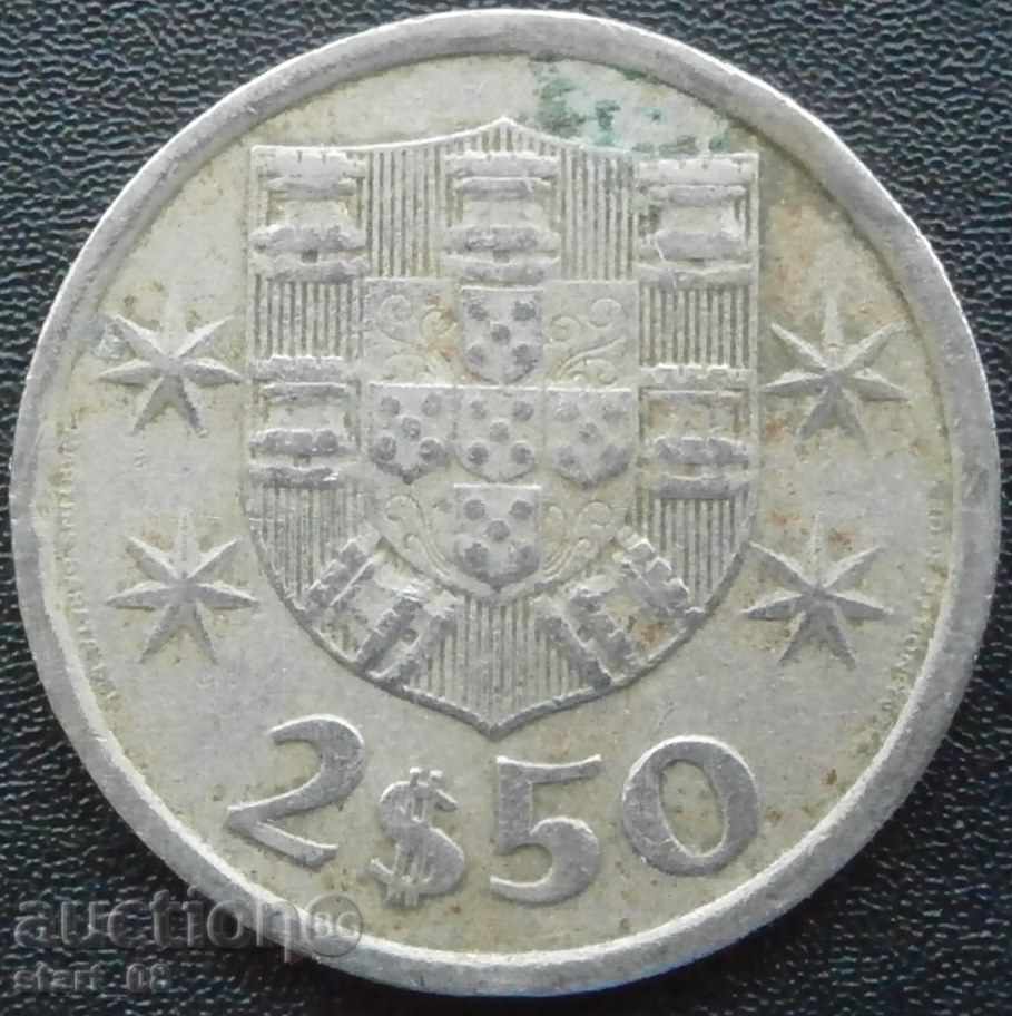 Portugalia 2 $ 50 escudos 1977.
