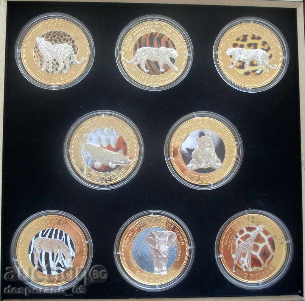 Δημοπρασία (¯`'•.¸ 1 δολάριο 2009 FIJI UNC (8 νομίσματα) ¸.•'´¯)