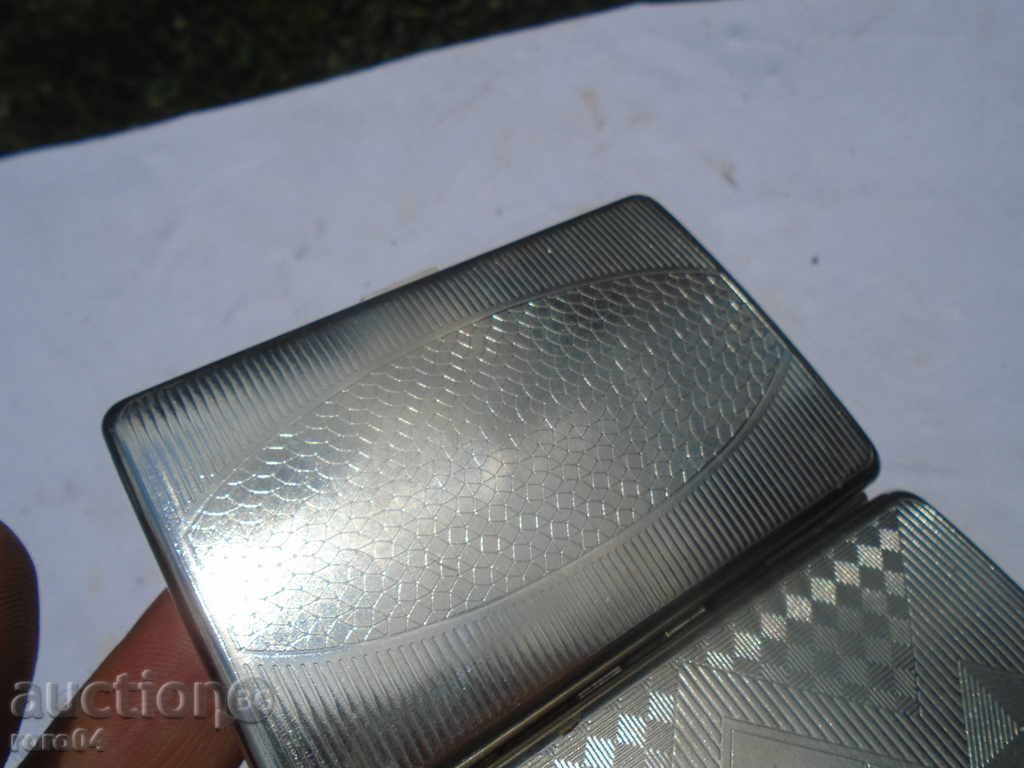 КРАСИВА СТАРА МЕТАЛНА ТАБАКЕРА С ОРНАМЕНТИ - ОТЛИЧНА - 5