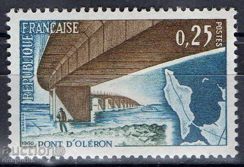 1966. Franța. Deschiderea podului Oléron.