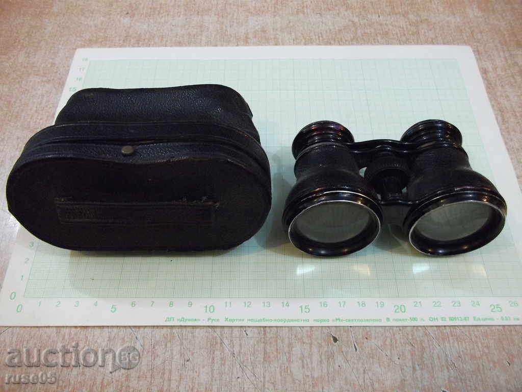 Binoculars old with case