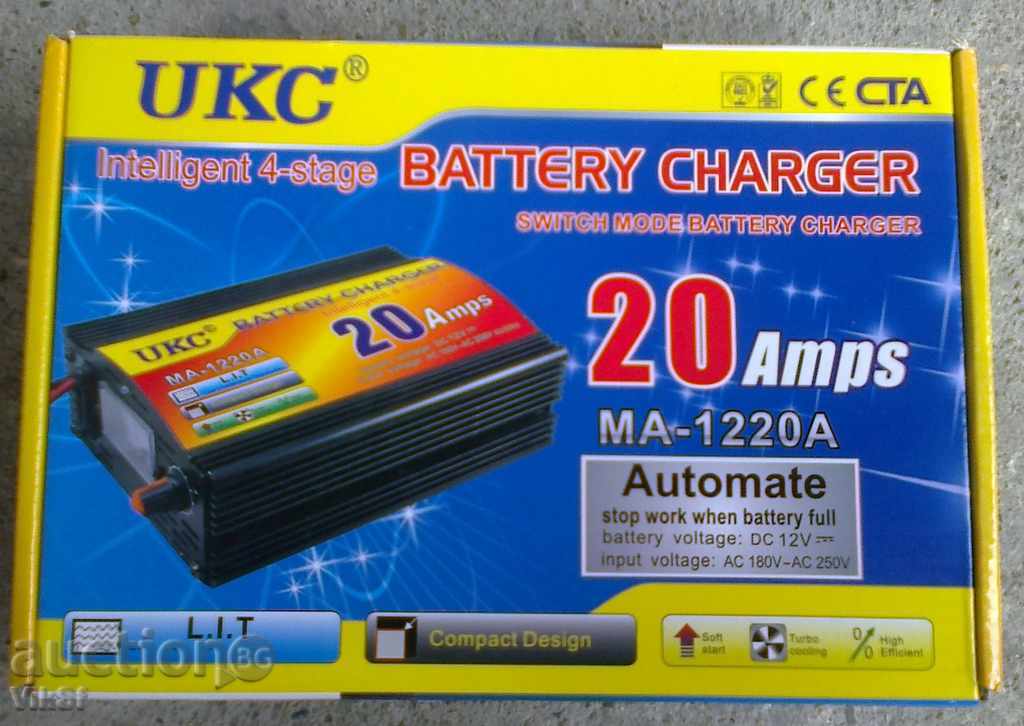 UKC MA 1220Zaryadno baterie auto de 12V 220W