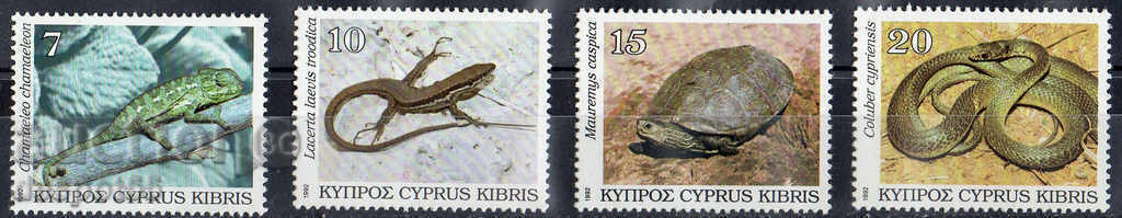 1992. Cyprus. Reptiles.