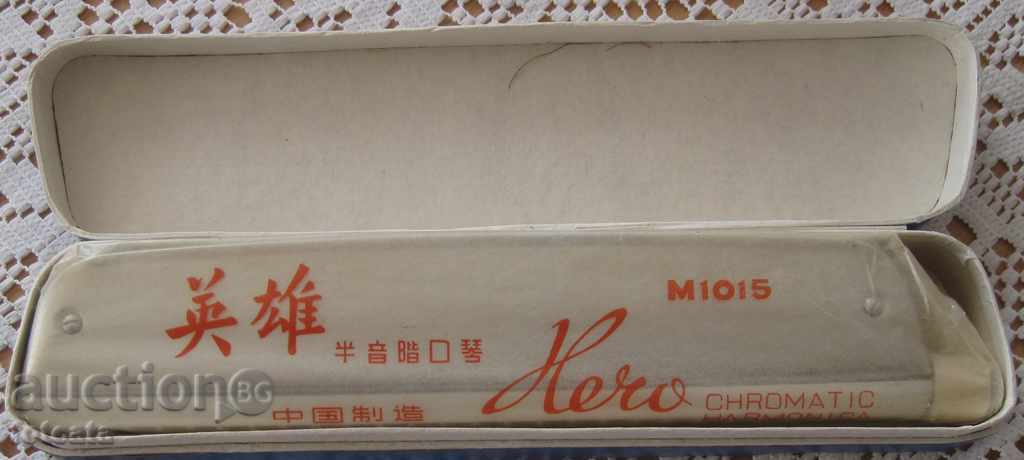 muzicuță HERO M1015 CHROMATIC Harmonica nou-nouț cu preț 49.00 BGN | € 25.05 muzicuță HERO M1015 CHROMATIC Harmonica nou-nouț cu preț 49.00 BGN | € 25.05