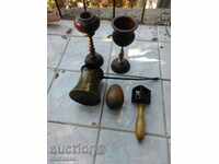 General lot of cezves, candlesticks and prism
