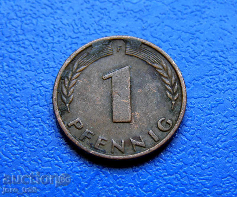 Germany 1 Pfennig 1949F Germany 1 Pfennig 1949F