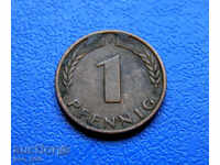 Germania 1 Pfennig 1949F
