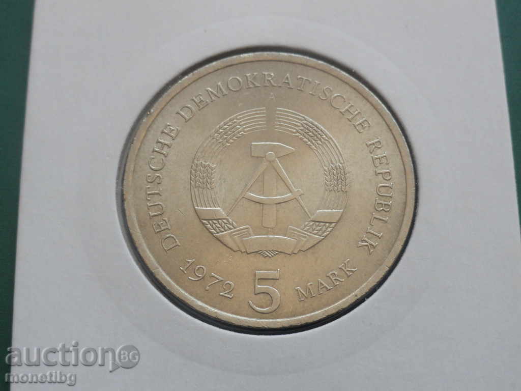 Germany (GDR) 1972 - 5 Mark "Meissen" - 6