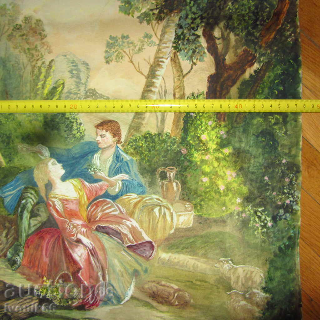 huge ancient masterful watercolor ORIGINAL - It's worth it - 5 huge ancient masterful watercolor ORIGINAL - It's worth it - 5