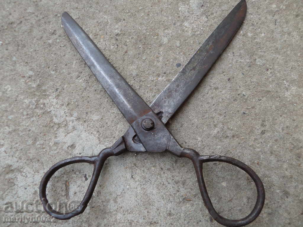 Renaissance Abadian scissors wrought iron tool - 7 Renaissance Abadian scissors wrought iron tool - 7