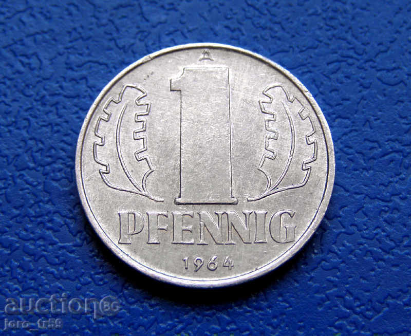 Γερμανία - ΛΔΓ - 1 pfennig 1964