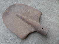 Стара права лопата без сап ковано желязо инструмент