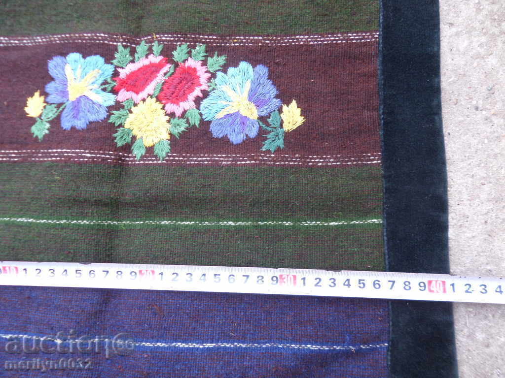 Old woven, embroidered and embroidered apron, costume, sukman with price 79.00 BGN | € 40.39 Old woven, embroidered and embroidered apron, costume, sukman with price 79.00 BGN | € 40.39