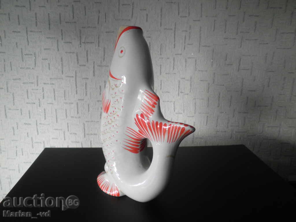 Porcelain vase with fish form - 6 Porcelain vase with fish form - 6