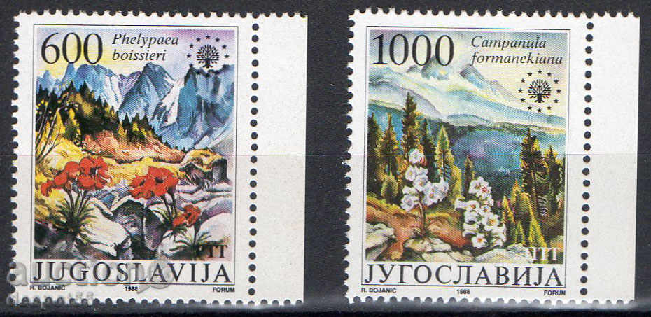 1988. Iugoslavia. conservarea naturii europene.