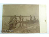 3424 Царство България фото офицери на Дунава 1916г. ПСВ