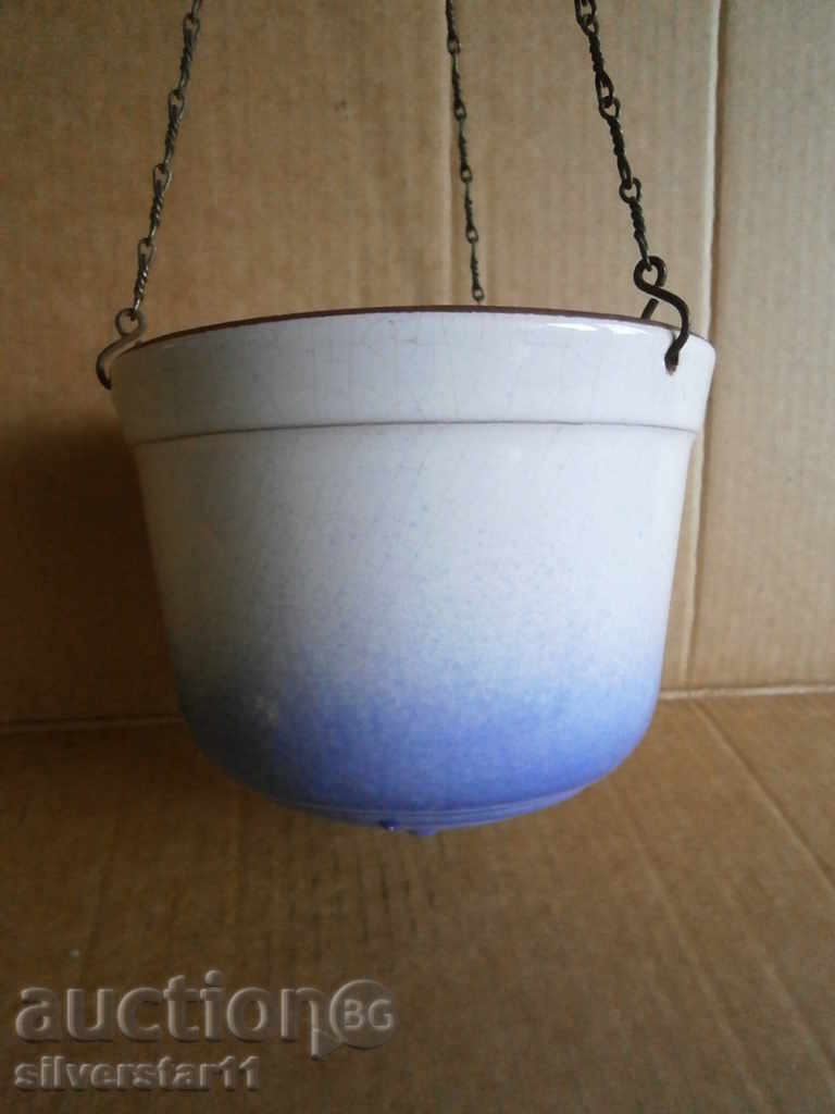 an ancient porcelain hanging pot with price 41.00 BGN | € 20.96 an ancient porcelain hanging pot with price 41.00 BGN | € 20.96