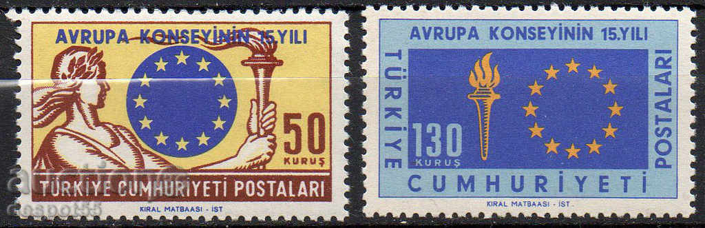 1964. Τουρκίας. Ευρώπη.