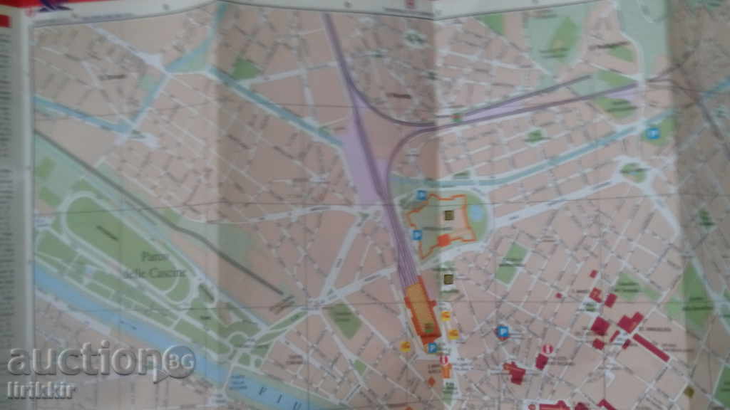 Delivery of Florence - map and tourist routes Delivery of Florence - map and tourist routes