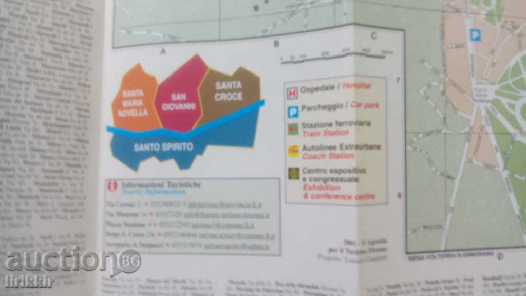 Florence - map and tourist routes - 5 Florence - map and tourist routes - 5