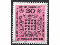 1967. FGR. Biserica Evanghelică din Germania.