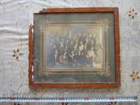 Old Picture of Cardboard Articles Branch Frame Glass Picture