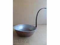 Παλιά κατσαρόλα χαλκού, χαλκού, δίσκος, δοχείο χαλκού