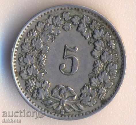 Швейцария 5 рапен 1931 година