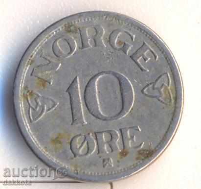 Norvegia 10 öre 1955