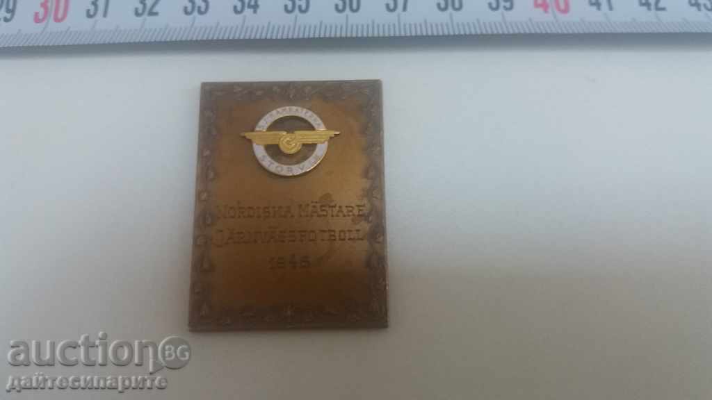 Παλιά ποδόσφαιρο πλάκα - 1948