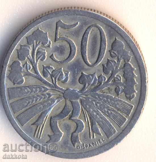 Cehoslovacia 50 Haller 1927