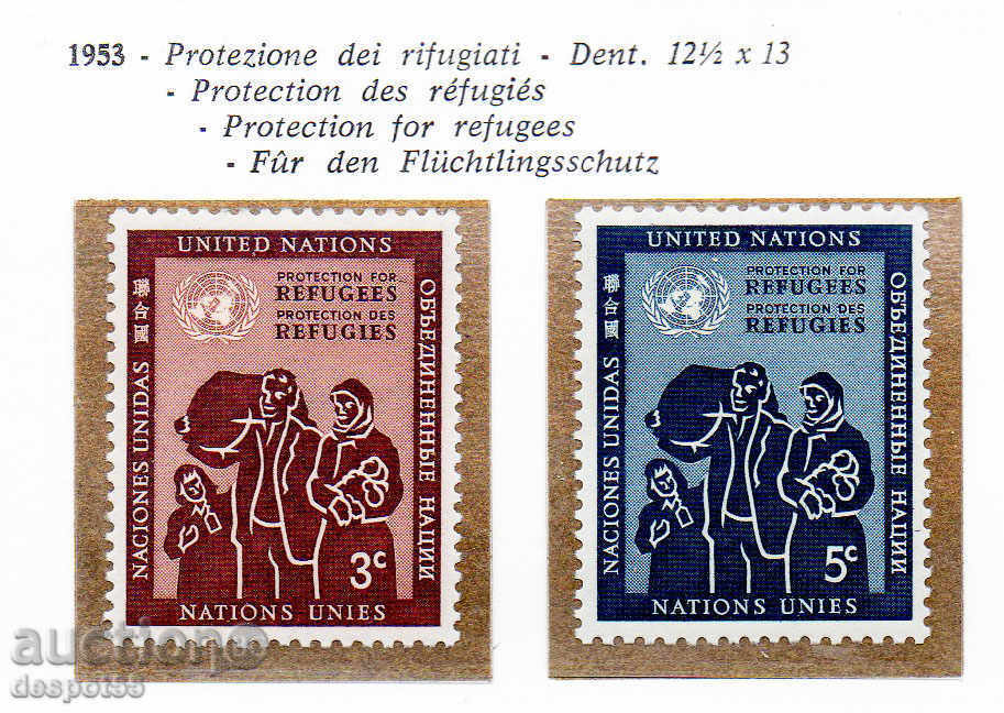 1953. United Nations - New York. Refugee protection.