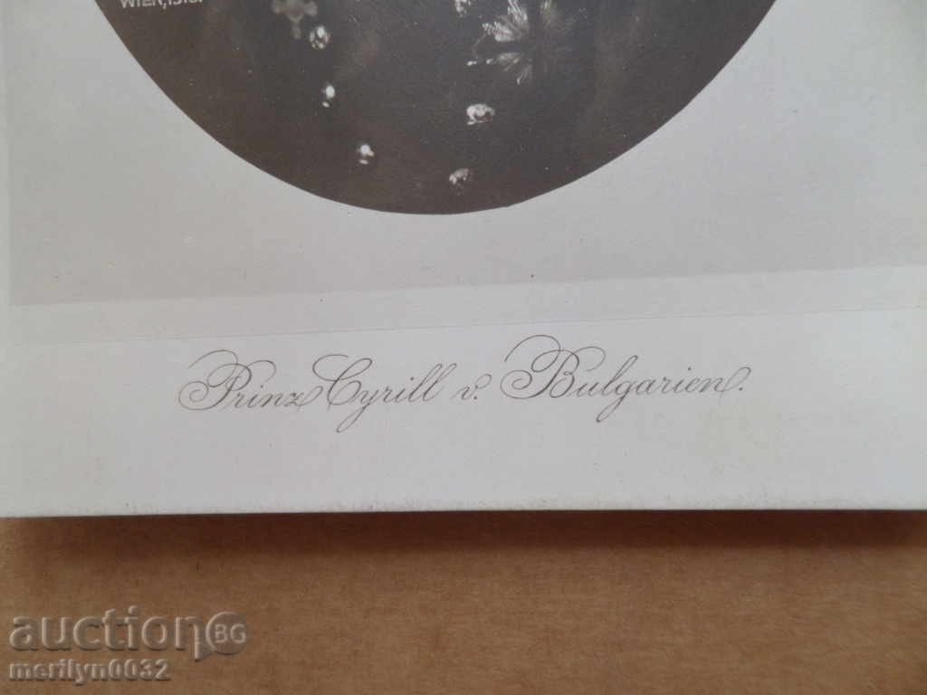 Auction Old postcard picture Prince Cyril photography Auction Old postcard picture Prince Cyril photography