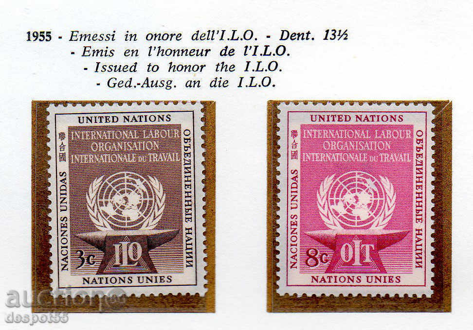 1955. United Nations - New York. International Labor Organization.