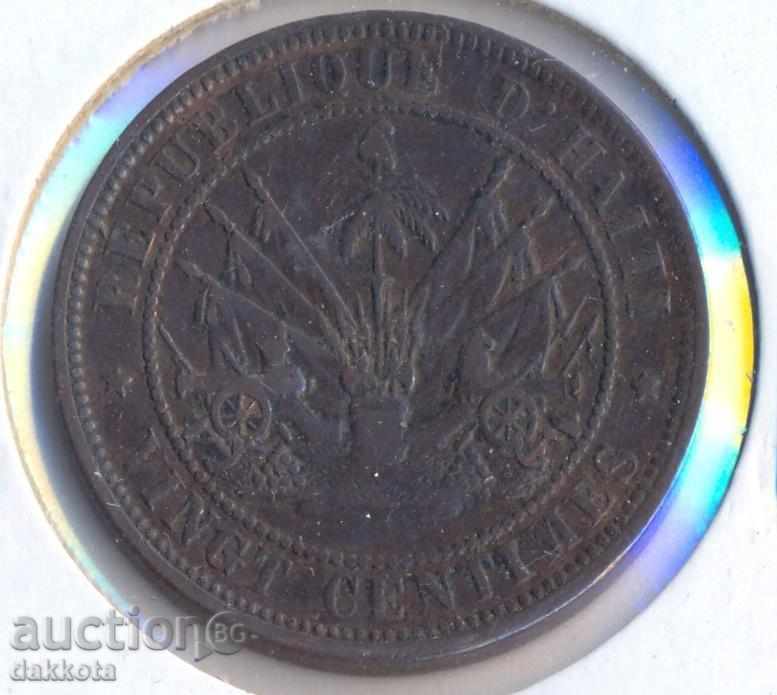 Αϊτή 5 centimes 1863 με τιμή 40.00 BGN | € 20.45 Αϊτή 5 centimes 1863 με τιμή 40.00 BGN | € 20.45