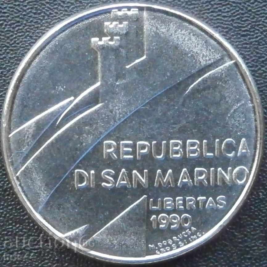 San Marino - 100 pounds 1990