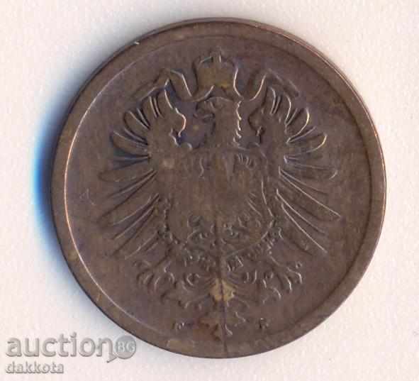 Germany 2 pendig 1876f with price 4.50 BGN | € 2.30