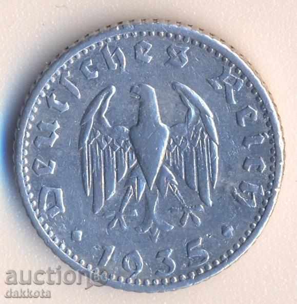 Γερμανία 50 εκατοστά του μάρκου 1935e με τιμή 5.00 BGN | € 2.56 Γερμανία 50 εκατοστά του μάρκου 1935e με τιμή 5.00 BGN | € 2.56