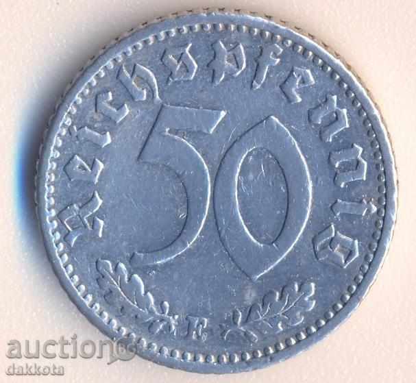 Germania 50 pfenigi 1935e Germania 50 pfenigi 1935e
