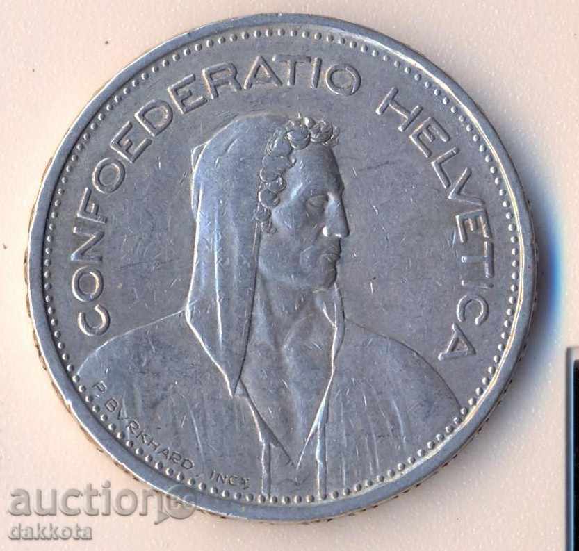 Elveția 5 franci 1933 cu preț € 35.00 | 68.45 BGN