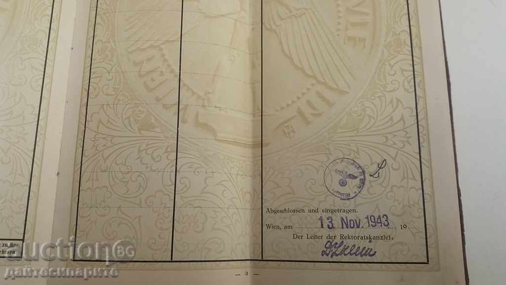 Delivery of An Old German Swastika Document Delivery of An Old German Swastika Document