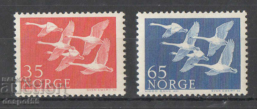1956. Norway. Europe. Birds.