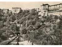 Стара пощенска картичка - Търново, Изглед с тунела А-82