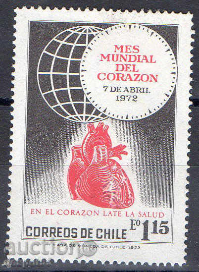 1972. Χιλή. Παγκόσμια μήνα της καρδιάς.