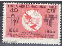 1965. Чили. Въздушна поща - 100 години от създаването на ITU